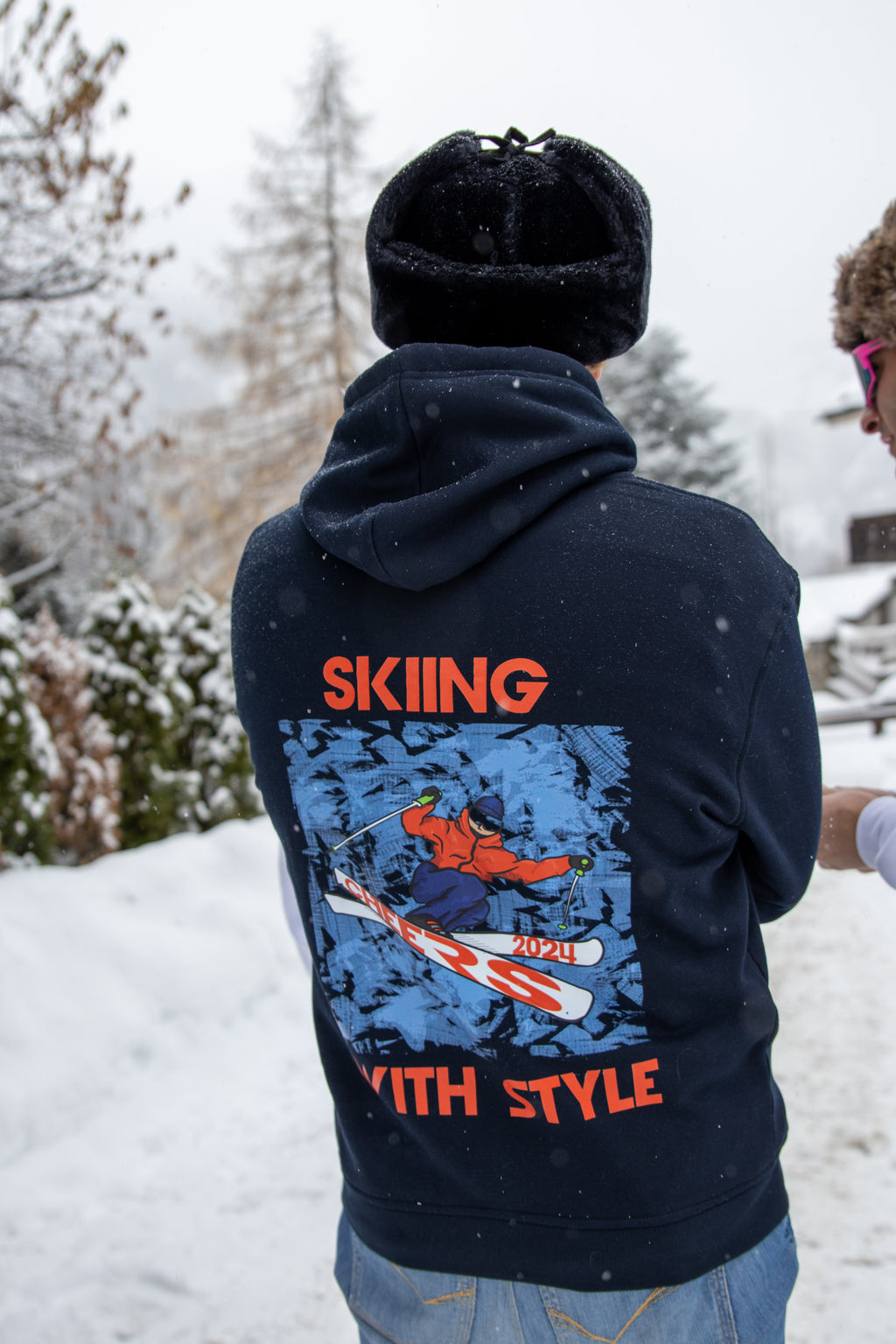 Skiing with Style hoodies