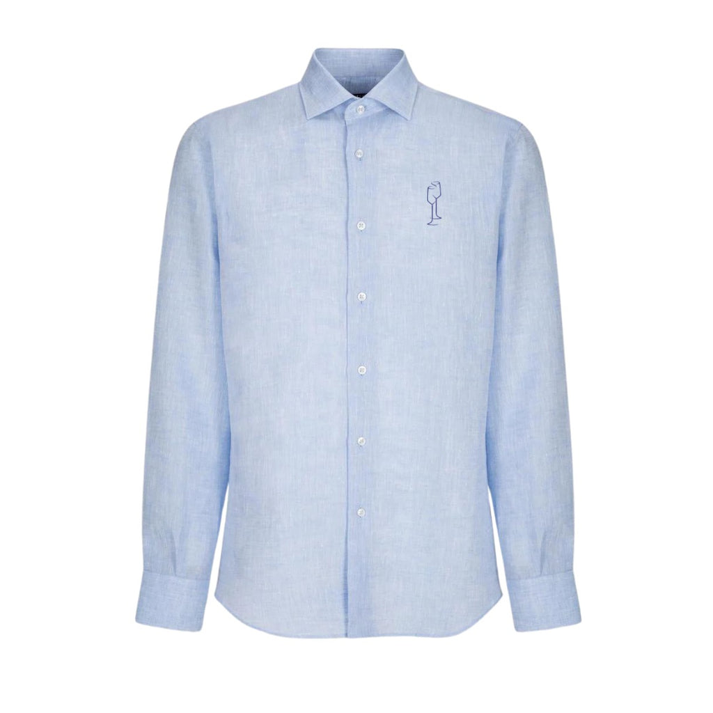 Linen shirt sky